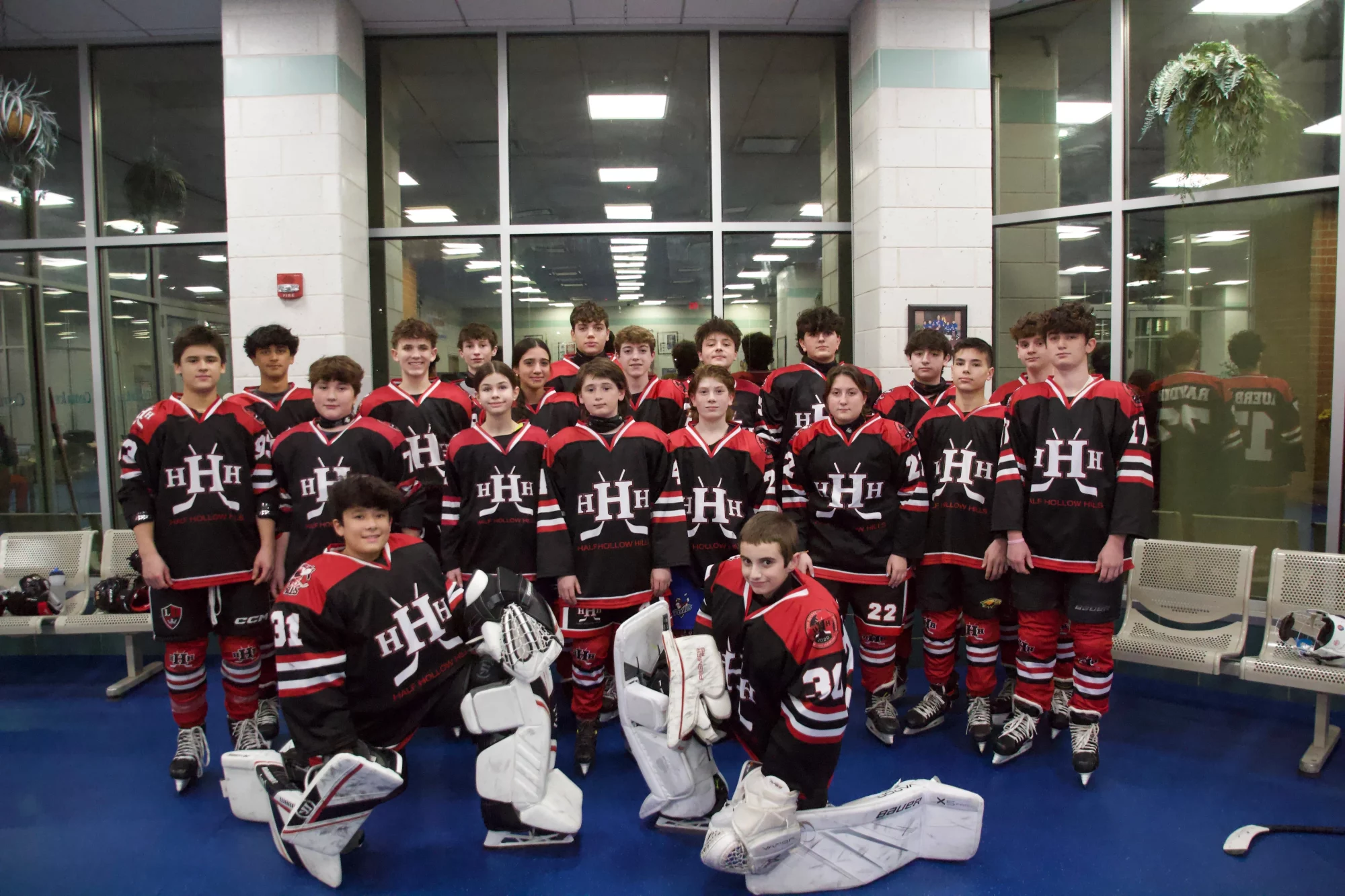 HHH Ice Hockey JV Team Photo